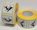 PICTOGRAMA CONTAMINANTE MEDIOAMBIENTE 50X50 MM R1000