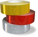 LAMINA REFLECTANTE REMOLQUES - CISTERNAS 50x50 mm Varios colores