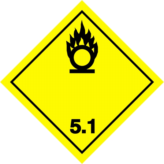 CLASE 5.1 COMBURENTES 250x250mm ROLLO 50 UDS