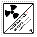 CLASE 7 MATERIAS RADIOACTIVAS GRUPO II 100X100mm