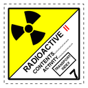 CLASE 7 MATERIAS RADIOACTIVAS GRUPO II 100X100mm