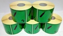 CLASE 2.2 GASES NO FLAMABLES 100X100mm 