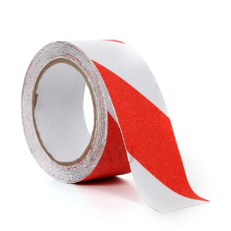CINTA ANTIDESLIZANTE 50MMx10 m BLANCO/ROJO
