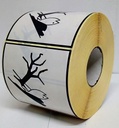 PELIGRO MEDIOAMBIENTE 100x100mm 