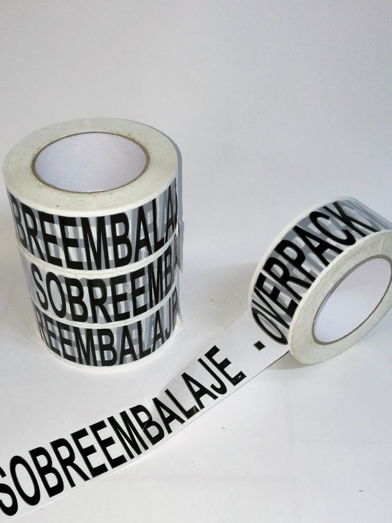 PRECINTO ADHESIVO SOBREEMBALAJE / OVERPACK 48MM X 132 METROS