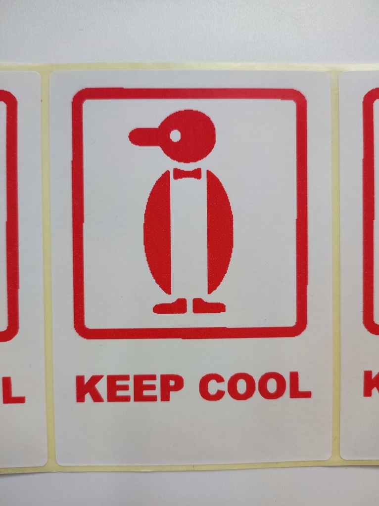 ETIQUETA KEEP COOL