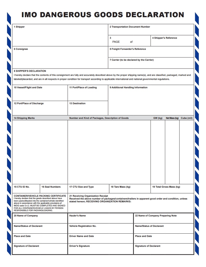 PLANTILLA PDF DECLARACIÓN MERCANCÍAS PELIGROSAS AÉREA - IATA (copia)