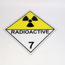 CLASE 7D RADIOACTIVE - IMANTADA - 250x250mm