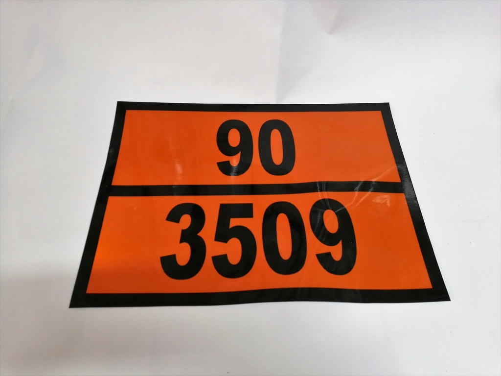 PANEL NARANJA 400X300 NO REFLECTANTE + TEXT