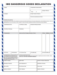 PLANTILLA PDF DECLARACIÓN DGD MERCANCÍAS PELIGROSAS MARÍTIMA / IMO